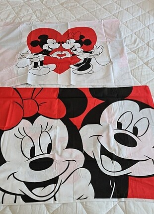 Mickey minnie yastık kılıfı 