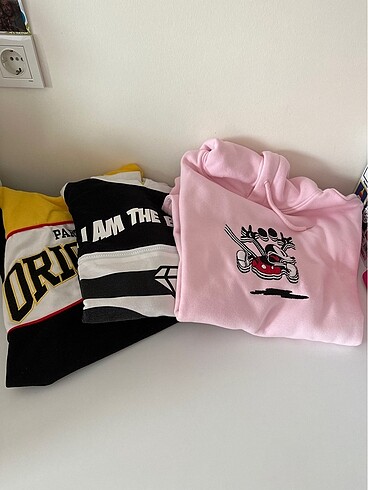 3 adet oversıze Sweatshirt