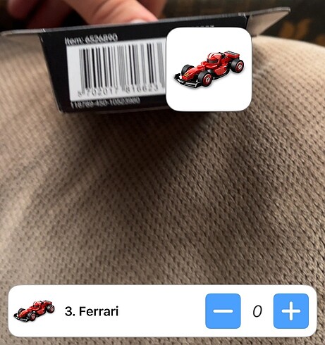 Lego Formula 1 Ferrari minifigure