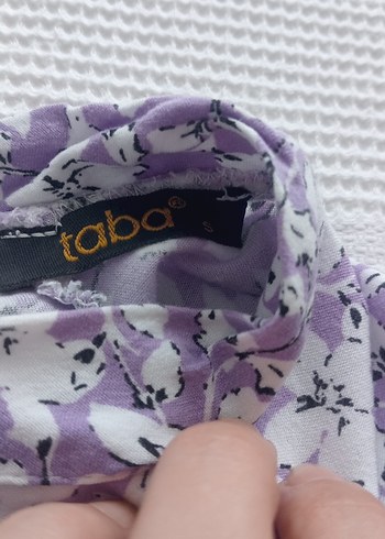 Uzun Lila Çiçekli Fırfırlı Bohem Elbise - Görsel 2