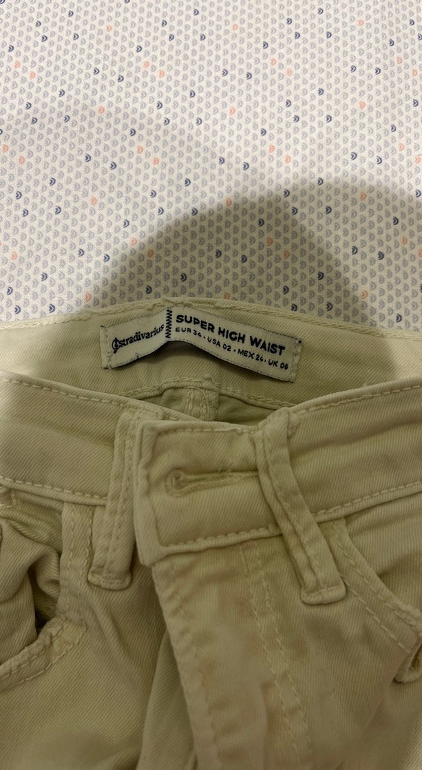 Sradi yüksek bel pantolon - Görsel 3