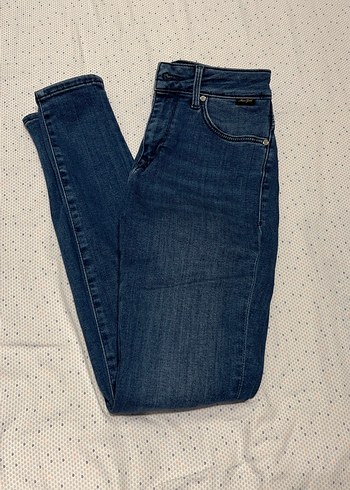 Koyu Mavi Kadın Denim Pantolon