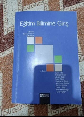Eğitim bilimine giriş 