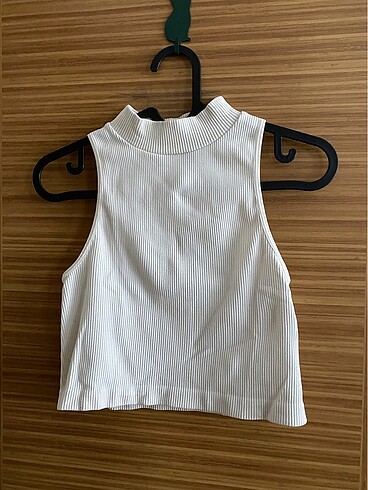 Addax beyaz crop top