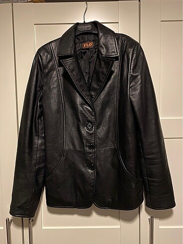 vintage deri blazer ceket