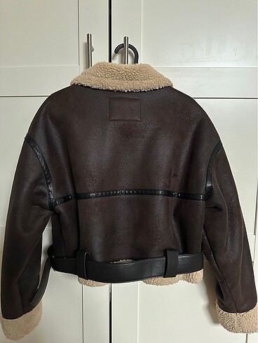 Zara zara biker yunlu ceket