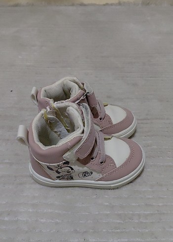 Kız Çocuk Pembe Cırt Cırtlı Spor Ayakkabı 21 numara - Görsel 4