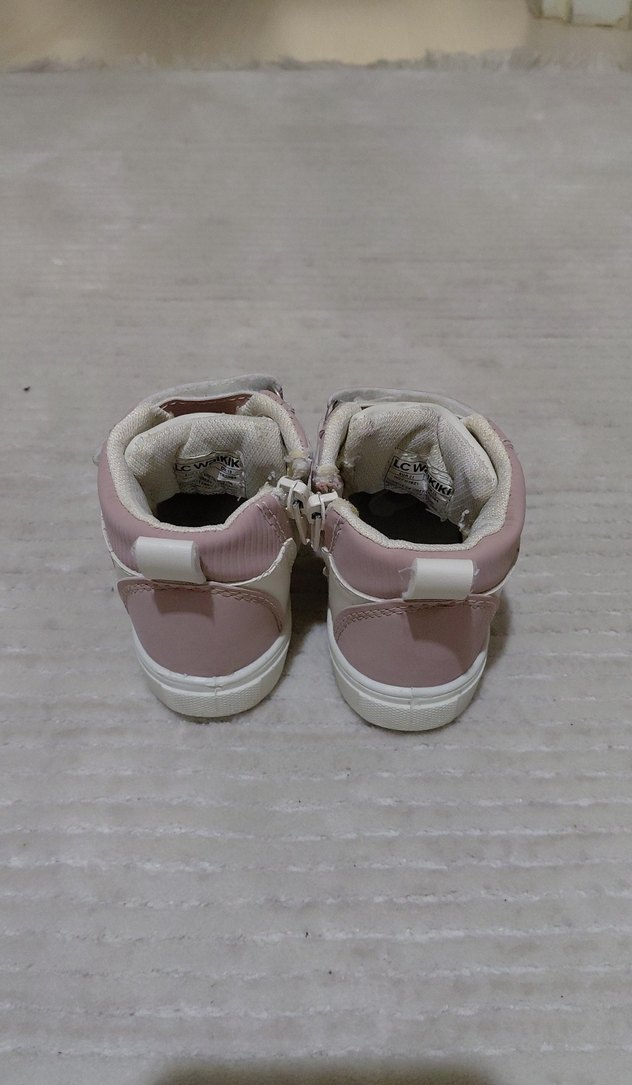 Kız Çocuk Pembe Cırt Cırtlı Spor Ayakkabı 21 numara - Görsel 3