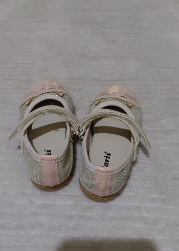 Kız Çocuk Pembe Tokalı Babet Ayakkabı 22 Numara - Görsel 3