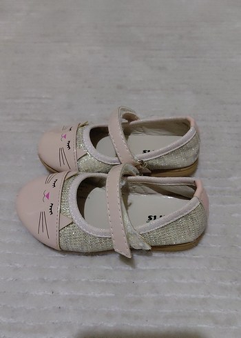 Kız Çocuk Pembe Tokalı Babet Ayakkabı 22 Numara - Görsel 2