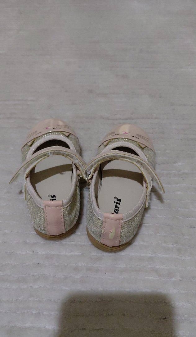 Kız Çocuk Pembe Tokalı Babet Ayakkabı 22 Numara - Görsel 3