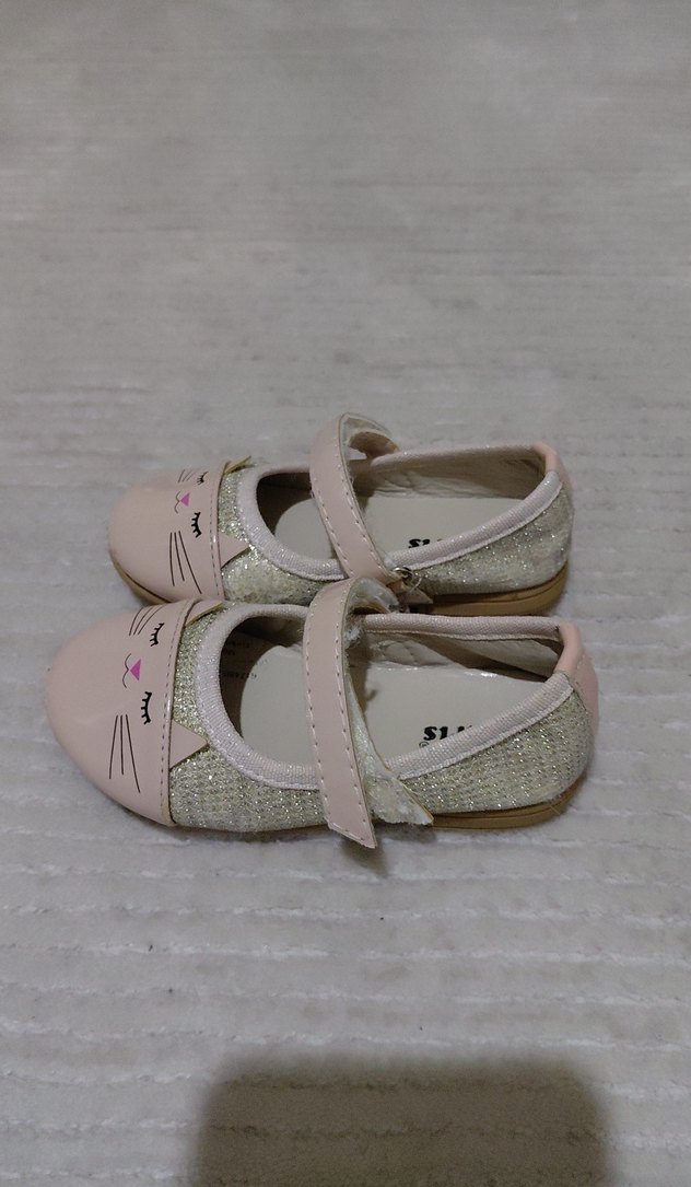 Kız Çocuk Pembe Tokalı Babet Ayakkabı 22 Numara - Görsel 2