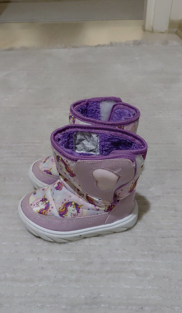 Mor Kız Çocuk Bot 23 Numara - Görsel 2