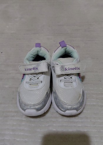 Kız Çocuk Mor Gri Cırt Cırtlı Spor Ayakkabı 24 Numara - Görsel 3