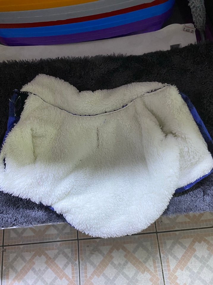 Mavi Düğmeli Ekose Köpek Kıyafeti - Görsel 4