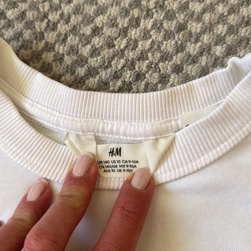 Beyaz Baskılı Kısa Kollu Hamile Pijama Takımı - Görsel 4