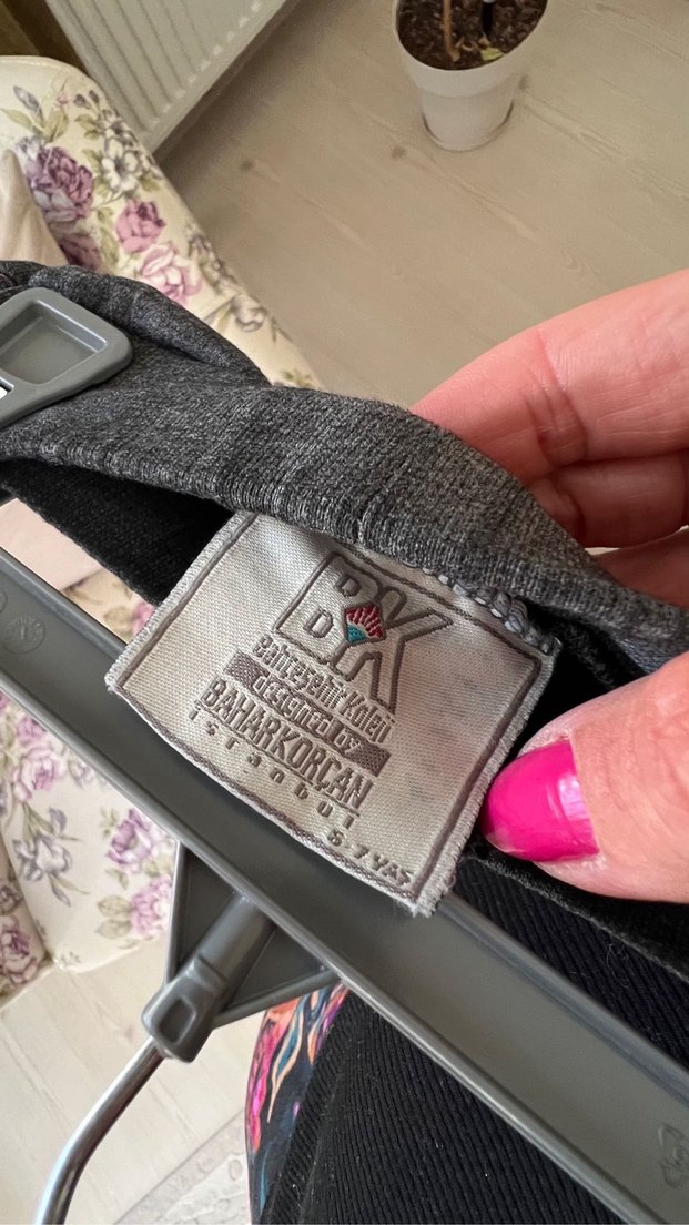 Gri Nakışlı Erkek Çocuk Rahat Kesim Eşofman - Görsel 5