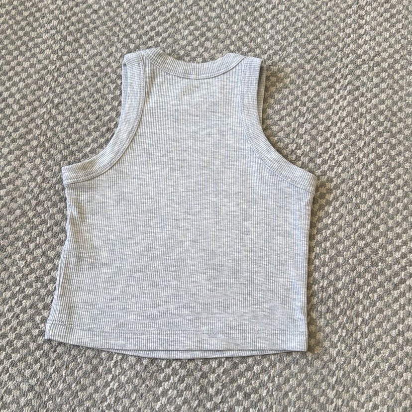 Gri Erkek Çocuk Kolsuz Triko Atlet - Görsel 3