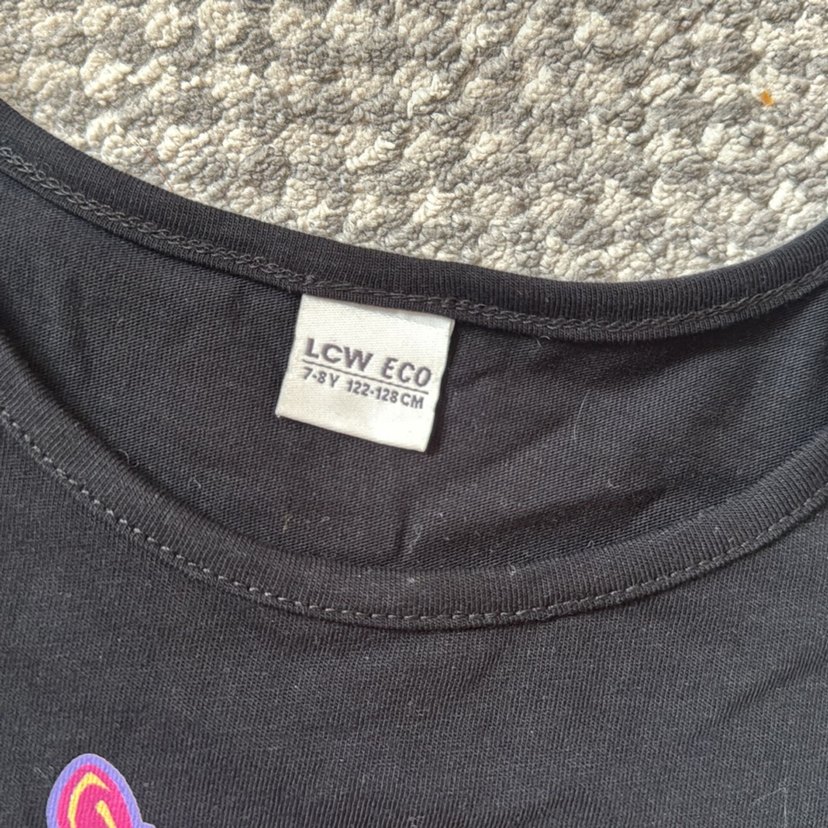 Renkli Baskılı Kız Bebek Kısa Kollu Takım - Görsel 3