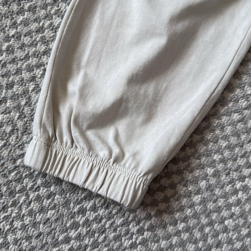 Kadın Gri Pamuklu Rahat Kesim Kumaş Pantolon - Görsel 2