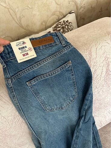 38 Beden mavi Renk Us Polo kot pantolon jean