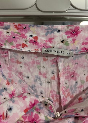 42 Beden Fermuarlı Pembe Mini Etek