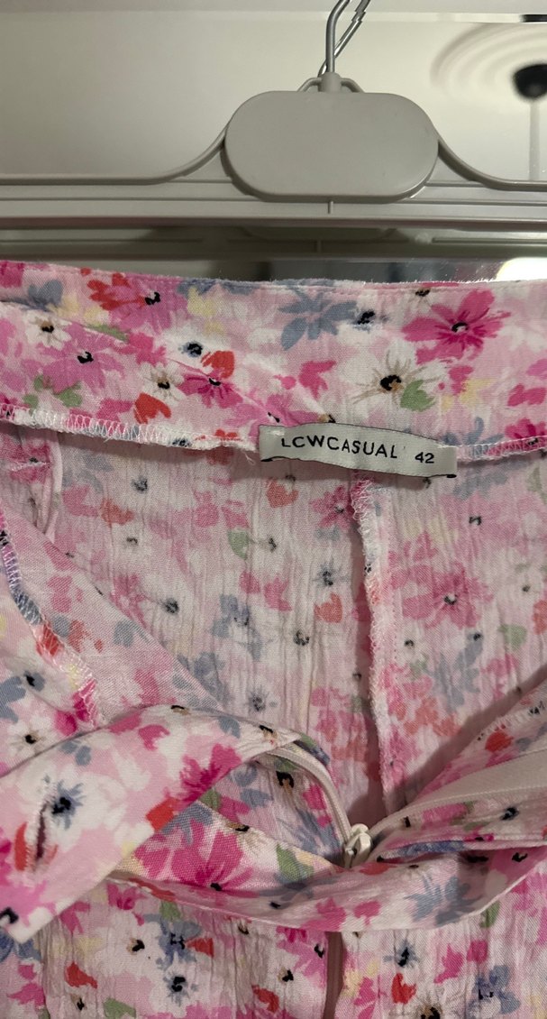 Fermuarlı Pembe Mini Etek - Görsel 3