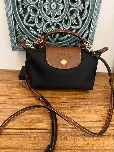 LONGCHAMP MİNİ POUCH SİYAH ORJİNAL