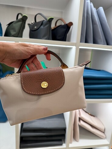 Longchamp xs krem ve askı