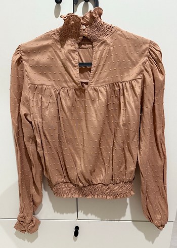 Yüksek Yakalı Kadın Bluz - Görsel 3