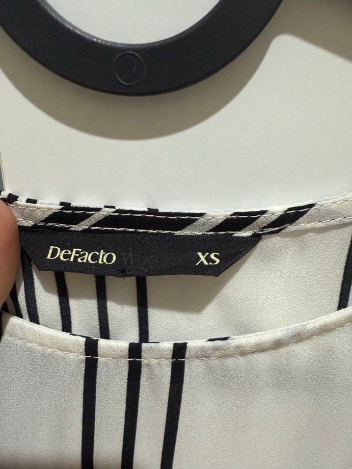 Çizgili Kadın Bluz - Görsel 4