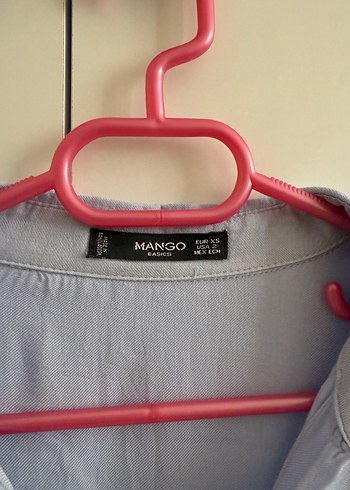 Mavi Düğmeli Uzun Kollu Gömlek - Görsel 2