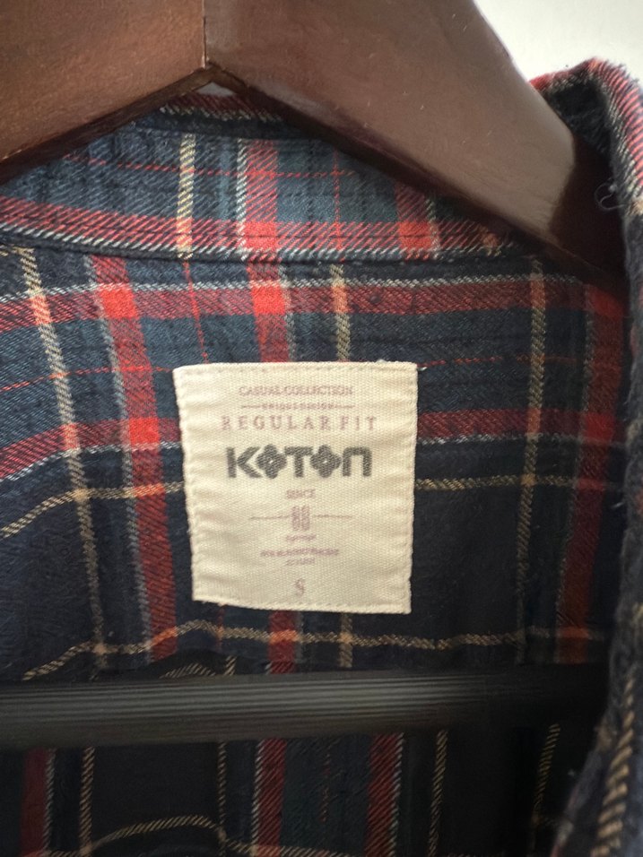 Ekose Uzun Kollu Salaş Gömlek - Görsel 2