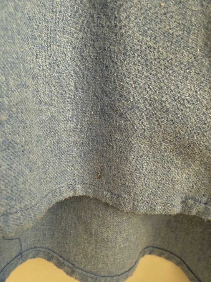 Düğmeli Gömlek Kadın Mavi - Görsel 2