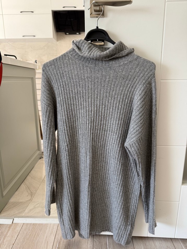 Zara yün elbise - Görsel 2