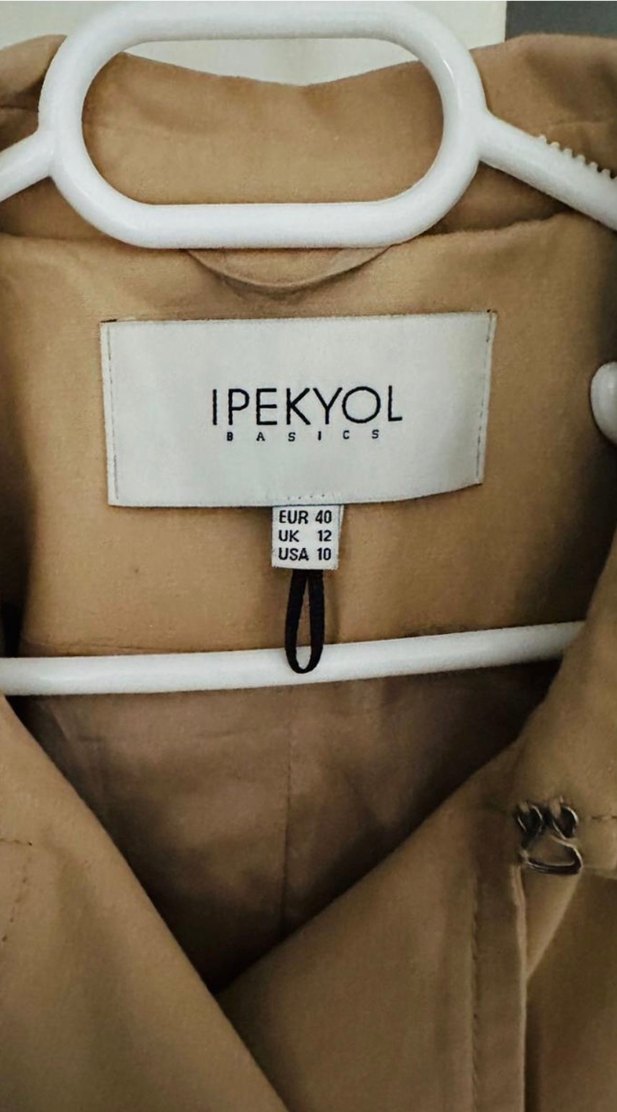 Bej Uzun Trençkot — görsel 2/6