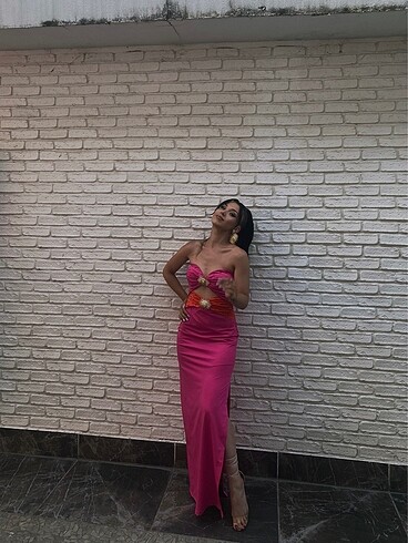 xs Beden Pembe elbise