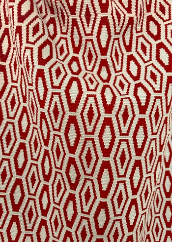 Kırmızı Midi etek - Görsel 2