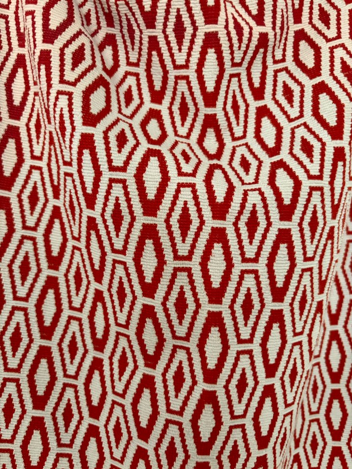 Kırmızı Midi etek - Görsel 2