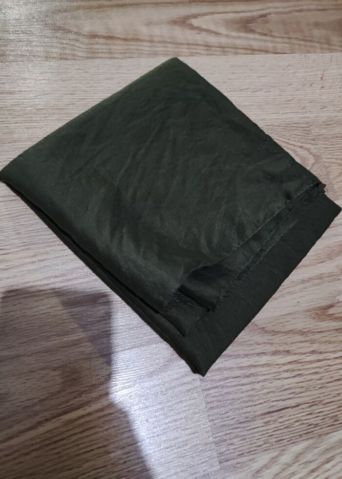 Valor pamuk kraş şal Haki valorscarf - Görsel 2