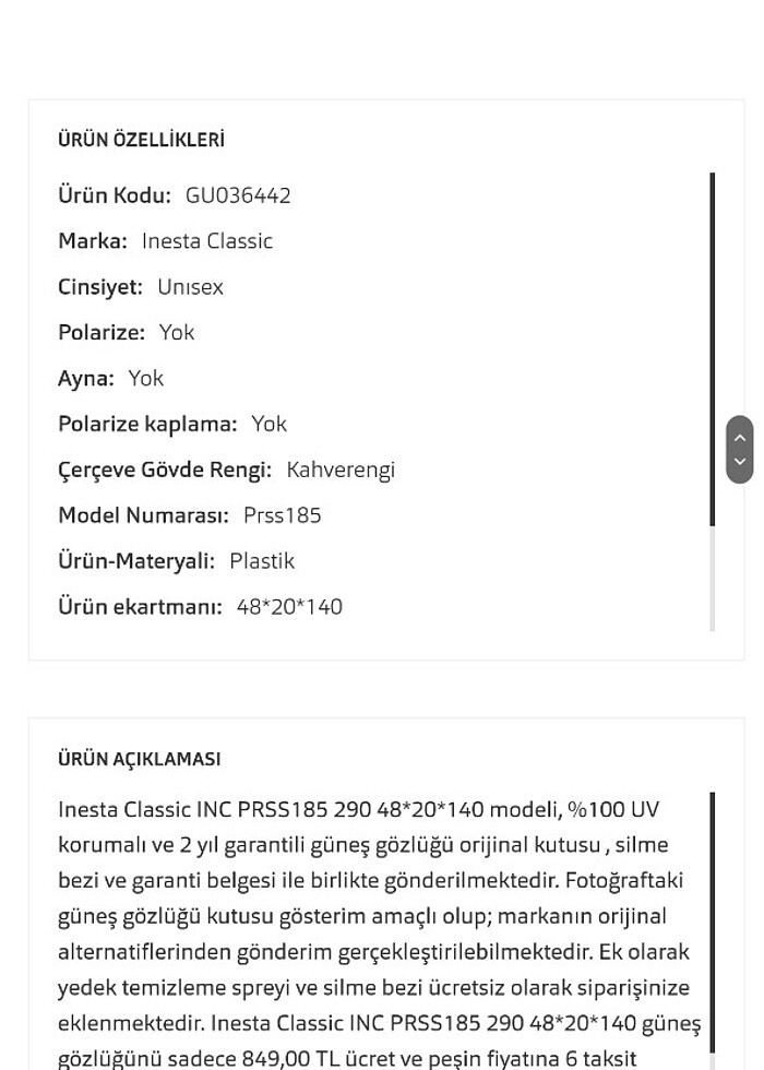 inesta PRSS185 290 - Görsel 2