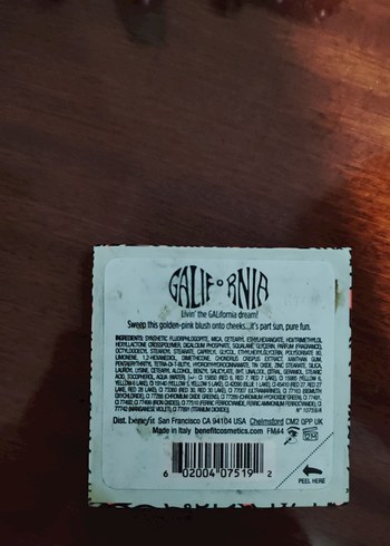 benefit galifornia allık - Görsel 4
