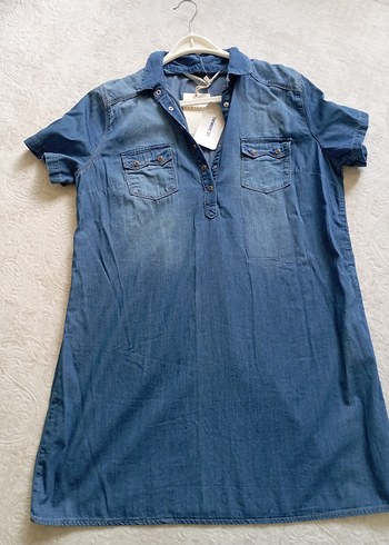 Kadın Jean Elbise - Görsel 3