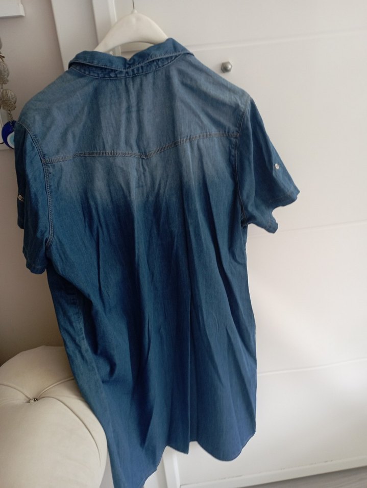 Kadın Jean Elbise - Görsel 5