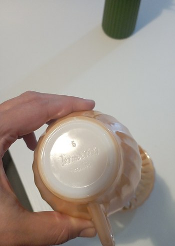 Pastel Bej Fincan ve Tabak Seti - Görsel 5