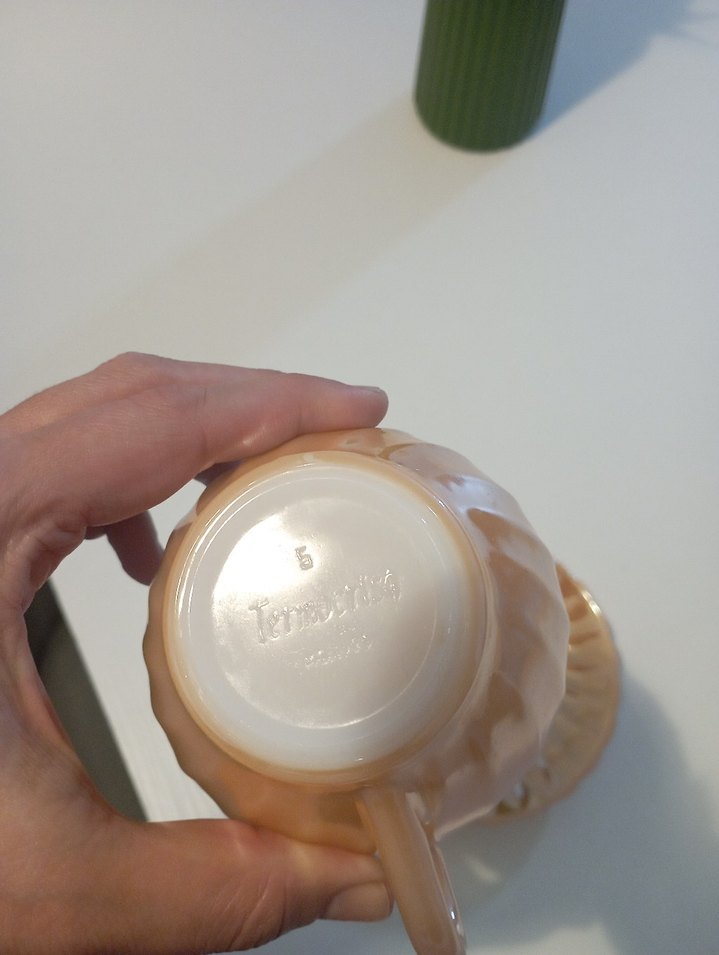 Pastel Bej Fincan ve Tabak Seti - Görsel 5