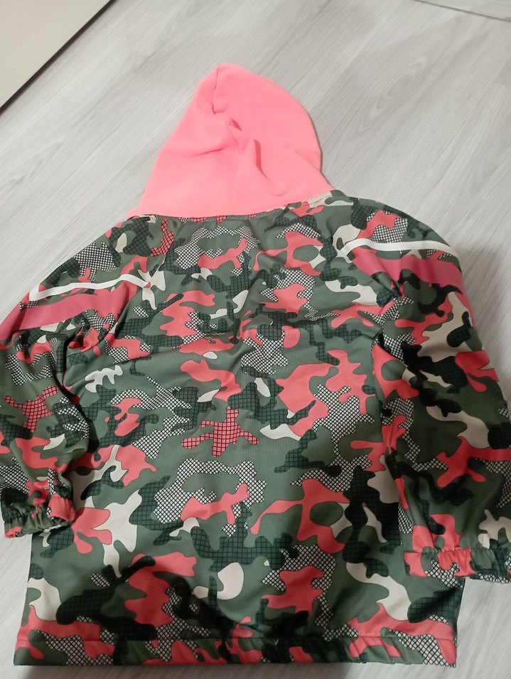 Kız Çocuk Pembe Kamuflaj Kapüşonlu Sweetheart - Görsel 4