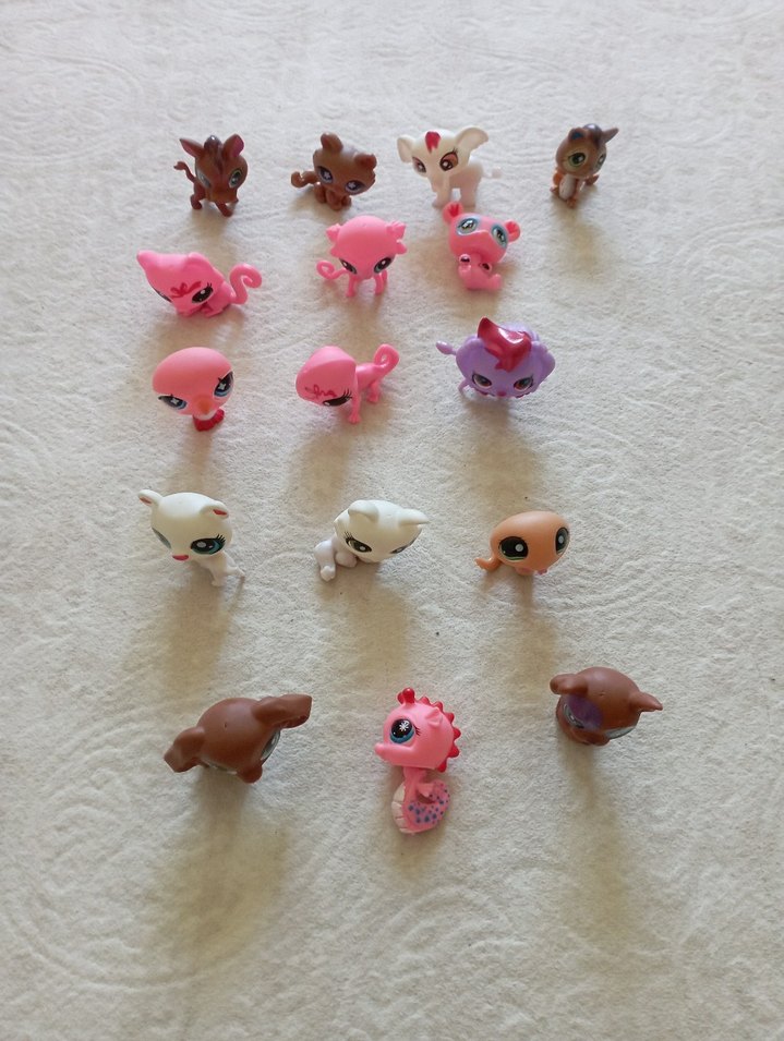 Pastel Renkli Pembe Aksiyon Figürleri - Görsel 3