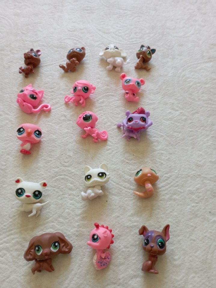 Pastel Renkli Pembe Aksiyon Figürleri - Görsel 4