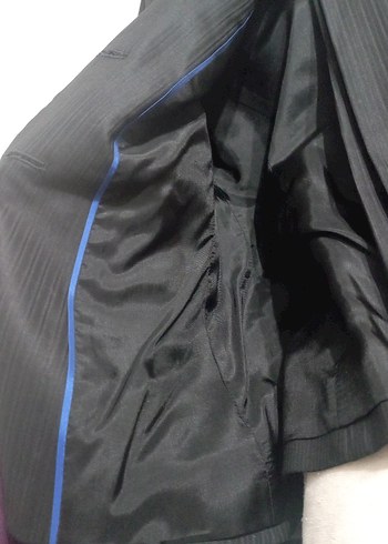 Kadın Siyah Düğmeli Ofis Takım Ceketi - Görsel 7